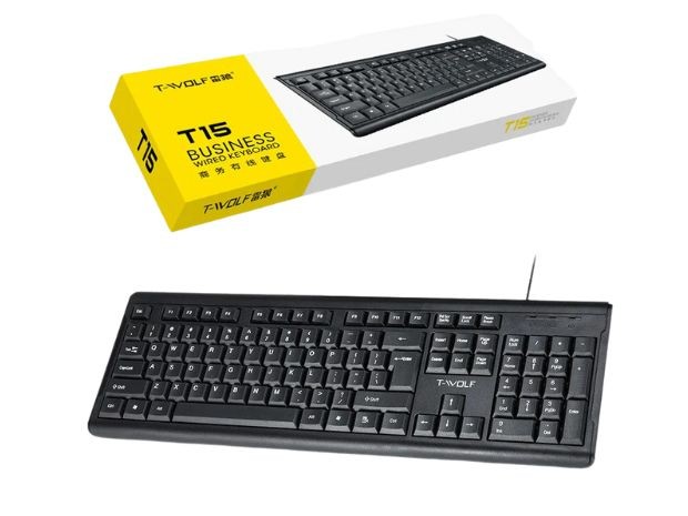 &u+ TECLADO PC TWOLF T15